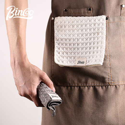Bincoo barista bar towel milk tea shop coffee machine special rag to absorb water and clean milk stick small square towel