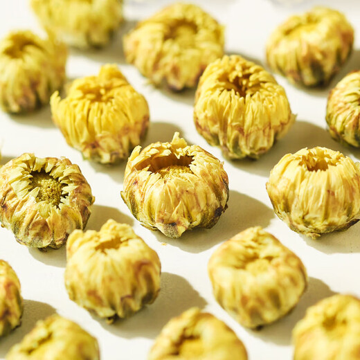 茗愿胎菊菊花茶60g无熏硫桐乡杭白菊花蕾干枸杞金银花泡水喝养生凉茶