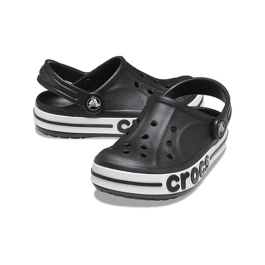Crocs Bey Kaluban Children's Cave Shoes Chores de plage Chaussures garçons et filles Booths Slippers / 207018/207019 Black-001 35 (215 mm)