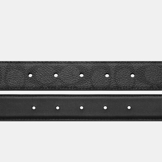 COACH belt casual men's belt double-sided tailorable business fashion luxury brand gift for boyfriend CY983 QBMI5 [127*3cm] double-sided