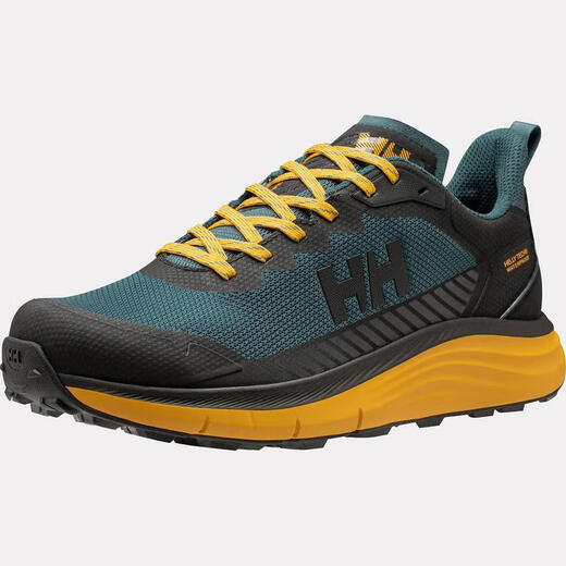 
HELLY HANSEN, HH Men's Tin Green Polyester StegaTech Waterproof Hiking Shoes 11976-453 40
