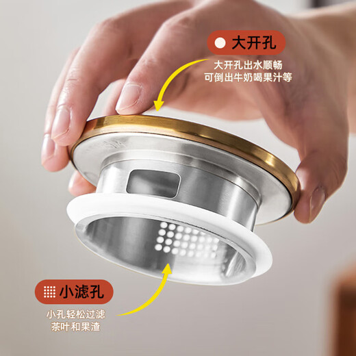 Yipot tea cold kettle cold water kettle high temperature resistant thickened explosion-proof cold water cup high borosilicate glass household large flower fruit tea kettle