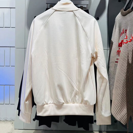 阿迪达斯 （adidas）三叶草外套男装 2025秋季新款SST TT户外健身运动服立领休闲夹克 IR9864象牙白 XS