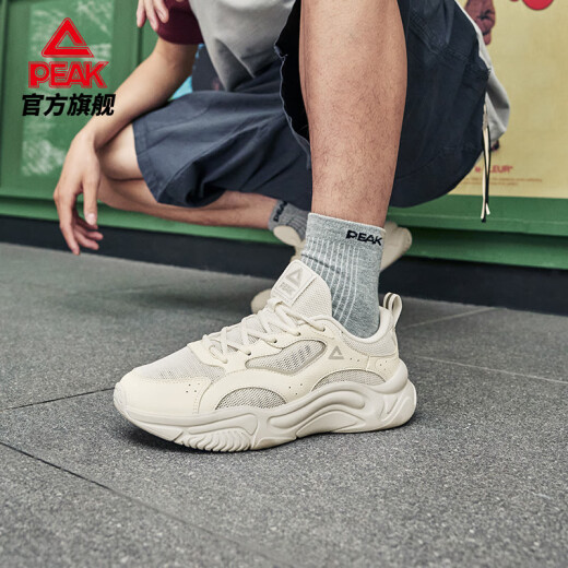 匹克小胖鞋2.0春夏新款男鞋复古增高老爹鞋轻便运动休闲鞋DE440371