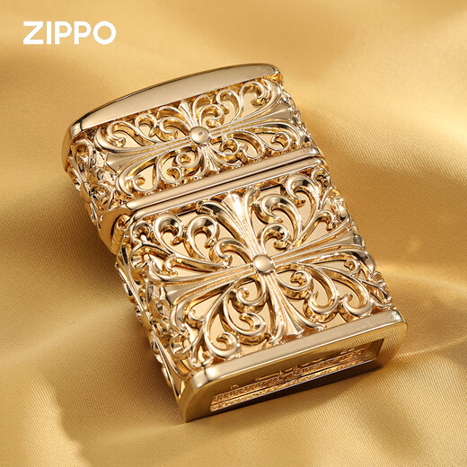 Zippo Lighter Cro Heart Love Original Genuine Kerosene Gift Edition Limited Edition Cro Heart Love - Golden - Standalone Edition DY9902T