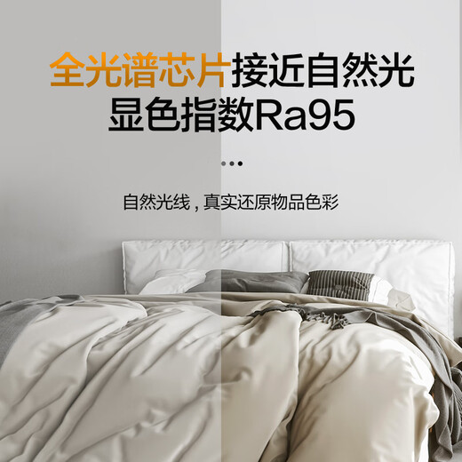 松下松下简约素白吸顶灯室内阳台过道灯圆形18W21W24W10W防水款可选 18W 素白金色HHXC1049L