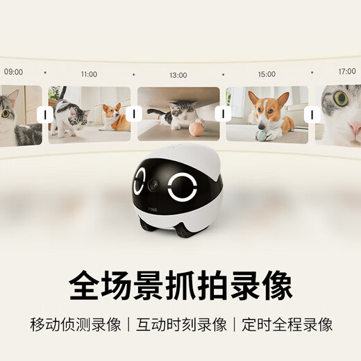Aktivieren Sie das ganze Haus Mobile Walking Camera EBO Begleiter Roboter Fernbedienung Fernbedienung Wireless Überwachungskamera Rola Mini Pet Begleiter Spielzeug Roboter Rola Mini-64G (kann für 4-6 Tage aufbewahrt werden)