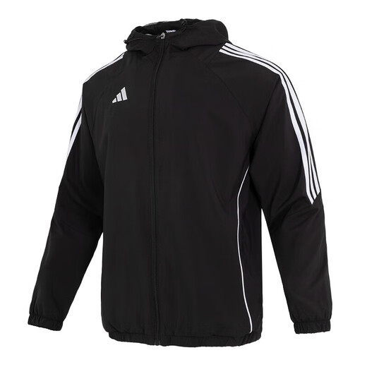 阿迪达斯 （adidas）男装运动套装25新款梭织连帽休闲简约夹克外套宽松时尚长裤两件套 IM8806+JD0341 S