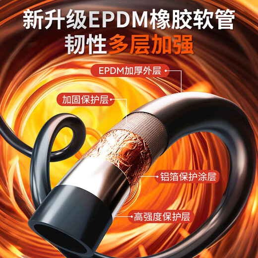 Ousen's new high-pressure inflator for bicycles, household, universal, with digital display air pressure gauge, electric bottle, car-specific air pump