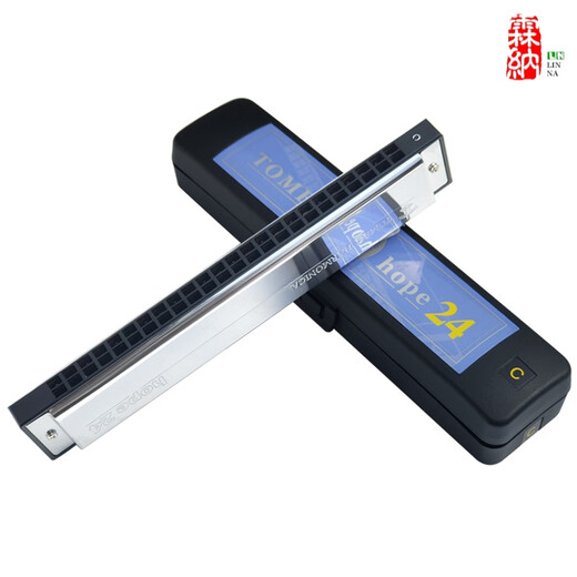 Tombo Japan Tombo 6624 Performance de haut niveau débutants pour adultes Enfants novice polyphonique Hope24 harmonica 12 pièces + 12 ajustement paquet d'origine