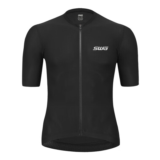 SWG Mingsheng summer cycling suit men's short-sleeved suit sweat-resistant quick-drying bicycle mountain road bike clothing equipment Haoyu short top black M