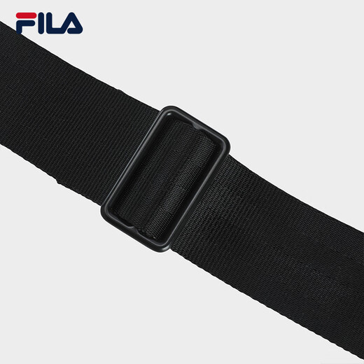 
FILA official men's bag shoulder bag 2025 summer new fashion casual shoulder bag crossbody bag right black - BK XS