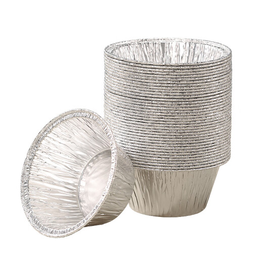 Moule de gâteau de cheveux aseblarm en aluminium gâteau cuit à la vapeur bol gâteau huître tasse de crevettes au fond du fond du four jetable camarade à vapeur en papier d'vercle