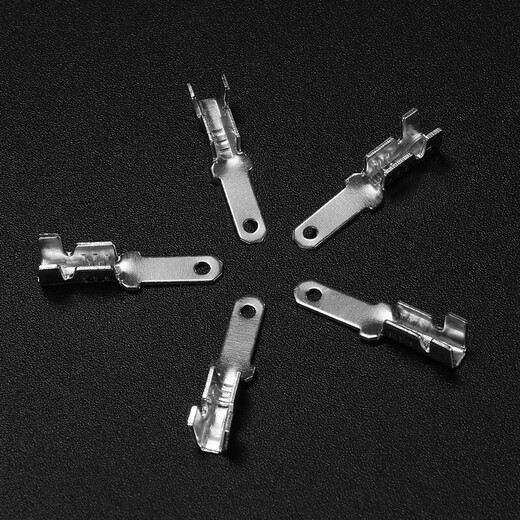 Huijun cold-pressed terminal block plug-in wire connector male-female pair plug spring insert sheath 2.8/4.8/6.3 male and female 360 pieces in box