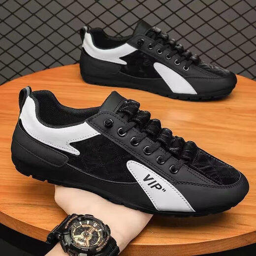 Forrest Gump Chaussures Chaussures pour hommes Breatte de petites chaussures de planche blanches Chaussures de sport chaussures de pédale à un pied chaussures à la mode