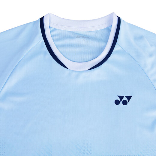 Yonex Yonex Badminton Suit Professional-Absorbing and Breathable Men's Sports T-shirt 110155BCR Pearl Blue O
