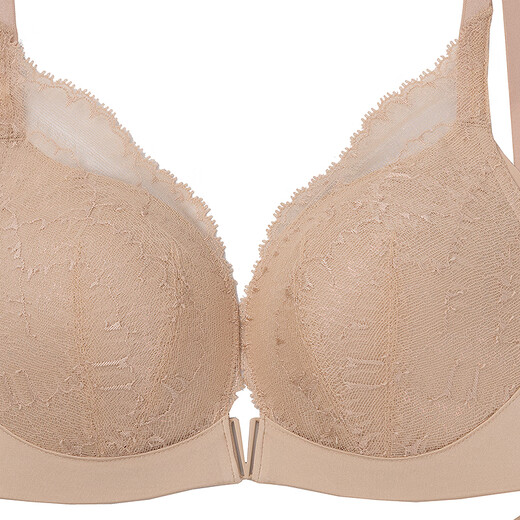 Liebe Frühlings- und Sommerunterwäsche für Frauen, Jianyun, kein Stahlring, mittelgroßen, dicken versteckten Löchern, kleine Brüste, gesammelte BH, Am17A701, nackte Hautfarbe, CM0 80B