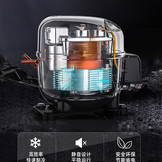 Chigo double-door refrigerator small rental dormitory double-door refrigeration and freezing first-class energy efficiency household large-capacity office refrigerator micro-frost two-door first-class energy efficiency-228L drawer model four layers of refrigeration and three layers of freezing