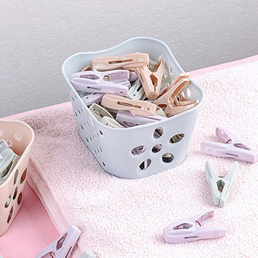 Zigman plastic clothespins clothes rack bed sheet fixed drying clips sock clips underwear clothespins 30 pack