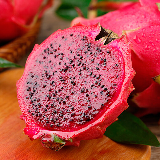 Full box of Mibao Red Heart Pitaya 6 pieces 1.2kg (single fruit starting from 200g)