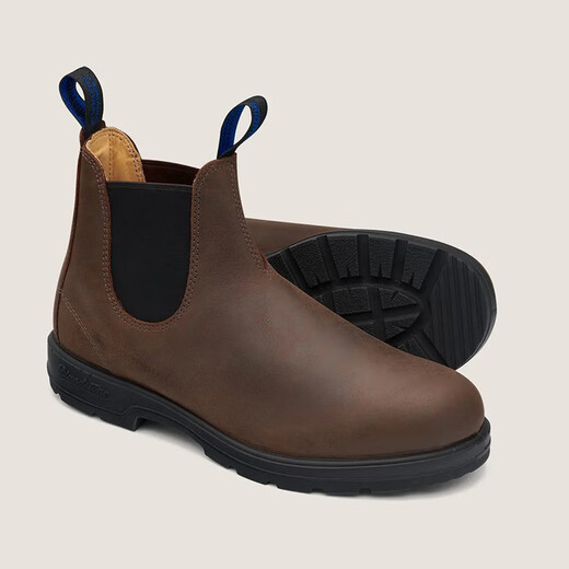 Blundstone Men and Damen -Arbeitsstiefel Neue Wärme wasserdicht warm gepolsterte Winterstiefel Chelsea -Stiefel Retro -Stiefel 1477 Antike Brown 41