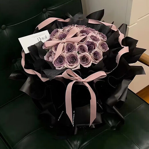 Nan Xiangpo's eternal flower rose simulated soap flower bouquet Christmas gift for girlfriend's mother ebony jam for best friend Chunshan Rudai 21 ebony jam