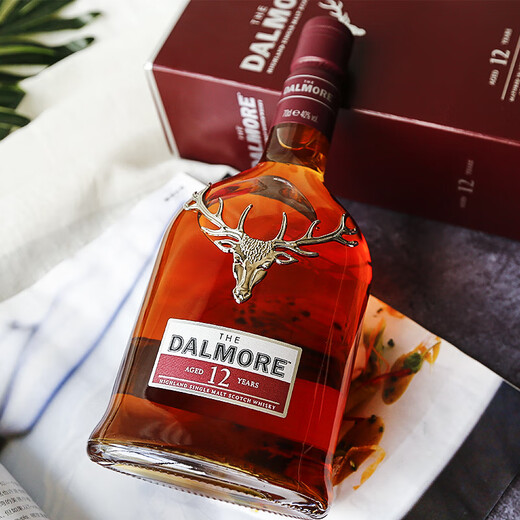 大摩（DALMORE）大摩12年 15年 18年  雪茄珍藏  波特桶珍藏 单一麦芽威士忌700ml 大摩12年700ml