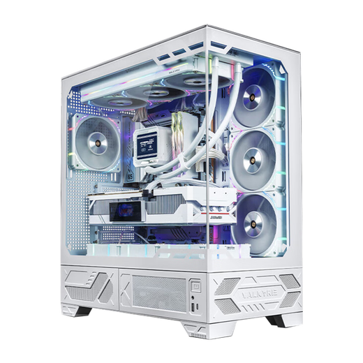 SAPPHIRE RX 9070 XT 16G Polar Edition Pure White Host de alta gama Computer BOSS Self Utilización Seleccionada Configuración Seleccionada Productividad Configuración de ensamblaje de escritorio blanco 2: 9900X 3D 丨 Host sin cartas 丨 Abertura múltiple de transmisión en vivo múltiple