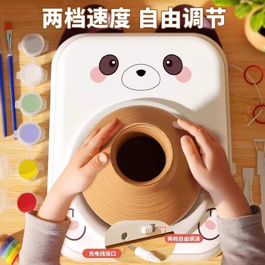 斯纳恩（Snaen）儿童陶艺机玩具陶泥小学生手工diy制作套装女孩6岁儿童生日礼物