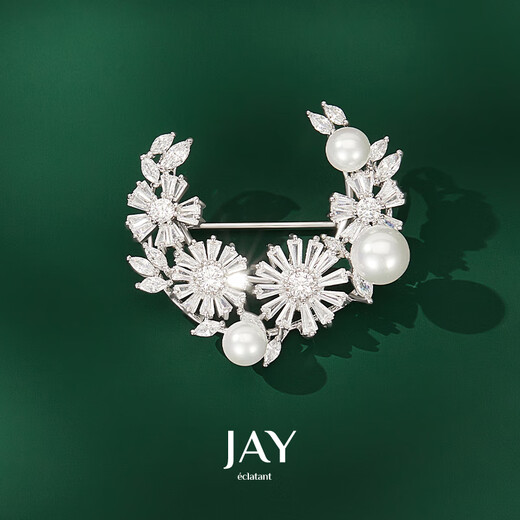 Jay brooch, female corsage, female accessories, safety pin, lapel pin, birthday gift for mother, mother-in-law, elders