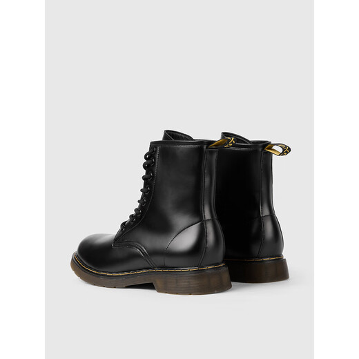 Chaussures masculines GXG pour les bottes Martin décontractées et à la mode en amélioration des bottes de style britannique polyvalente pour hommes noirs 40
