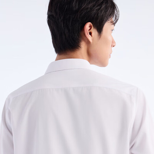 九牧王男装正装长袖衬衫【含桑蚕丝抑菌凉感衬衫】轻奢质感长袖衬衫男