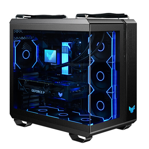 Intel 14th generation Core i9 14900KF series RTX5090 D ASUS TUF family bucket design gaming desktop computer host assembly computer Deepseek local deployment with four i9 14900KF+RTX5070