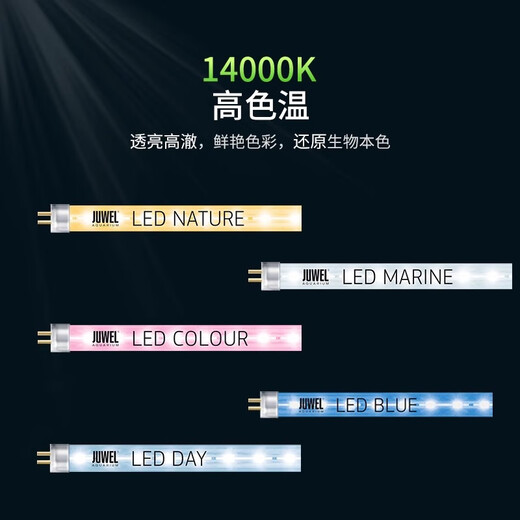 JUWELJUWEL德国黑钻鱼缸专用T5LED灯管12W14W19W23W29W31W照明直径16mm LED白光T5 Day1047mm 瓦数随机