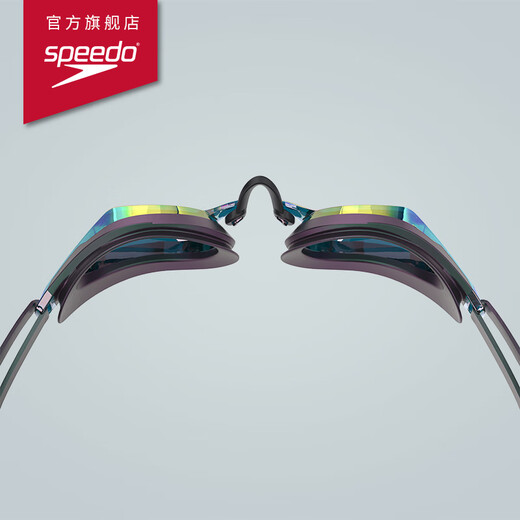 Speedo (Speedo) Wang Shun's same style racing swimming goggles sharkskin speed rush 2 anti-fog coating swimming goggles imported absolutely purple