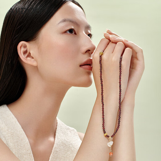 AJIDOU Ajidou Bracelet Women's New Chinese Style Gourd Pendant Beaded Bracelet Birthday Gift for Girlfriend and Wife