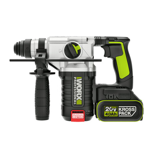 
WORX (WORX) lithium-ion brushless electric hammer industrial-grade power tool impact drill rechargeable high-power electric hammer WU3884.0 dual electric + fast charging (extra value)