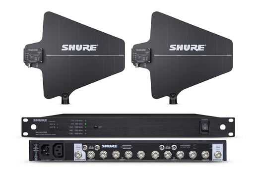 户外无线话筒Shure/舒尔844/UA845天线放大器接收信号功率增强器 UA844(4路)