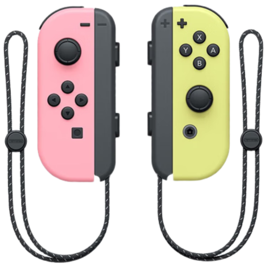 Nintendo Switch Nintendo Joy-Con controller Hong Kong version First generation OLED battery life game controller left pink right yellow NS peripheral accessories controller National Bank Japanese version available