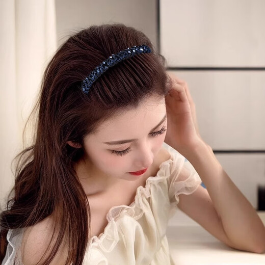 森汽成人碎发整理神器碎发夹女2025新款刘海发梳插梳后脑勺发卡发饰 F3288神器碎发夹2件套