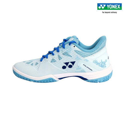 YONEX/Yonex SHBELZ3WEX wide version stable badminton shoes for men and women yy light blue 40
