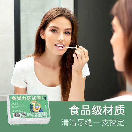 【蛇年限定包装】盒装牙线超细家庭装牙线棒随身便携剔牙签线 蛇年款4盒200只