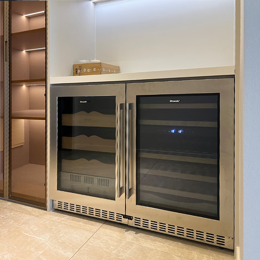 Gironde JC145 built-in cigar cabinet, wine cabinet, constant temperature wine cabinet, beverage cabinet, ice cream refrigerator, fresh cabinet, tea constant temperature refrigerator, household fixed frequency - full glass door wine cabinet, ice bar combination 290L