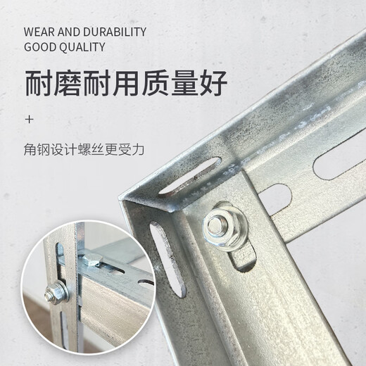 Suitable for air-conditioning outdoor unit bracket 1 hp 1.5 hp 2 hp 3 universal double-layer three-layer thickened floor stand assembled custom product 40 angle steel thickened 2.3 universal three-layer rack