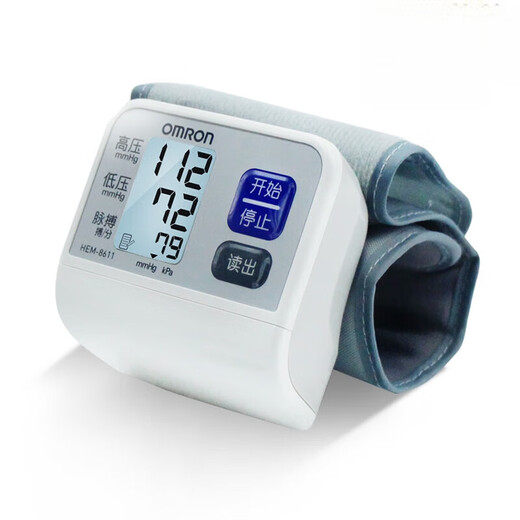 欧姆龙家庭装B Omron/HEM-8611 8613腕式全自动电子血压计便携家用 HEM-6121(6182升级款)