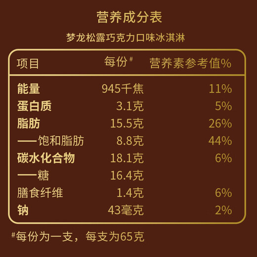 Menglong Beloved Classic Combination Vanilla Truffle 12 Pieces Ice Cream Gift Box Same Style as Open Market Customers 774g