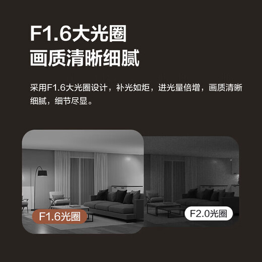 萤石摄像头睛小豆双摄监控家用无线室内360度无死角对话手机远程 双摄500万+500万（语音通话+一键呼叫） 摄像机+64G内存卡【推荐】 白色