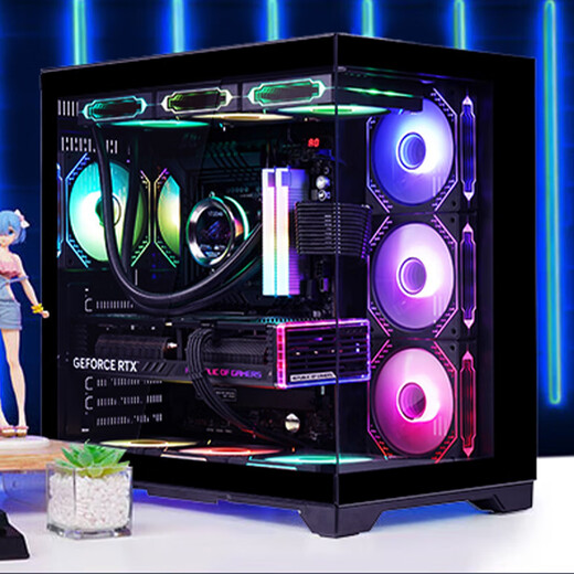 AMD Ryzen R7 9800X3D 7800X3D host/RTX5070/5070Ti/5060Ti host 9600X game assembly computer desktop DIY assembly machine family bucket R5 9600X+RTX5060Ti丨One