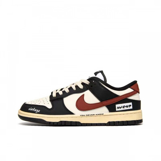 Nike (Nike) Custom Sneakers Dunk Space Limestone Freizeit und vielseitig Retro Old Black Beige Board Schuhe DD1391-601 (Team78-Heart-Signal) 40