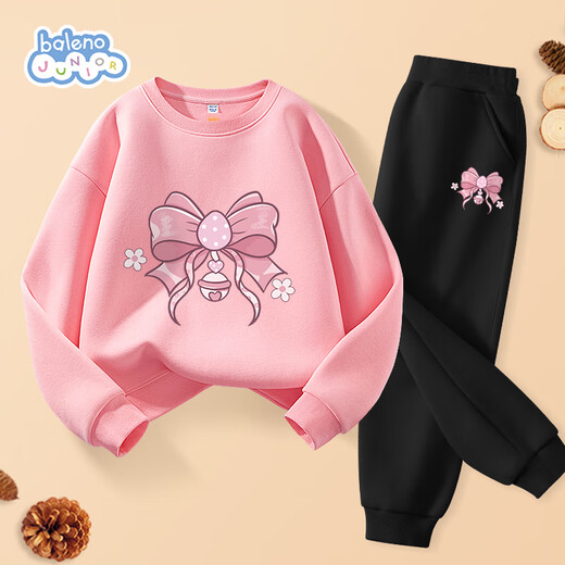 Benny Road Girls Set Printemps and Automn 2025 Girls's Big Child's's Fashionable Sweatshirt Children's Automn Cloths Casual Sportswear Two-Piece Set